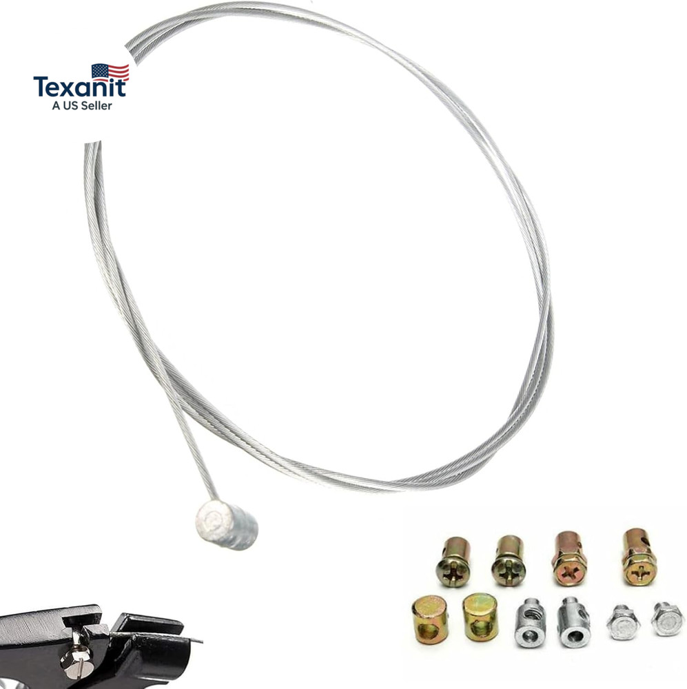 Motorcycle Throttle Cable Kit, Throttle Clutch Brake Cable Repair Kit, Road Bike