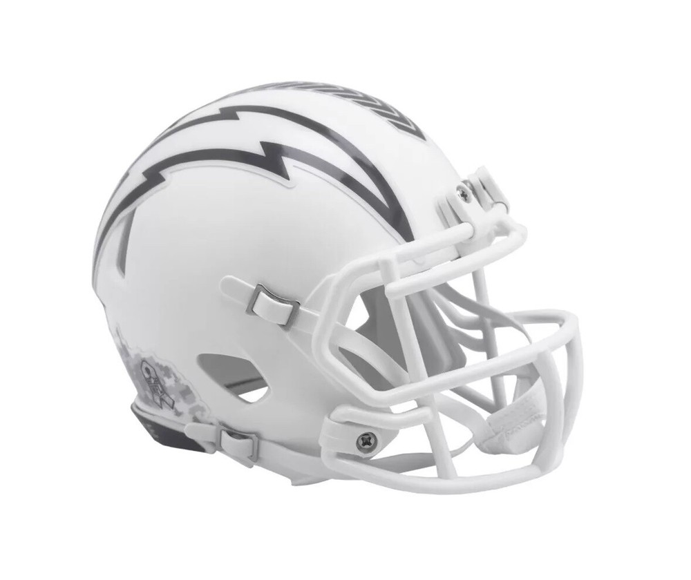 Los Angeles Chargers 2024 Salute To Service Alternate Riddell Speed Mini Helmet