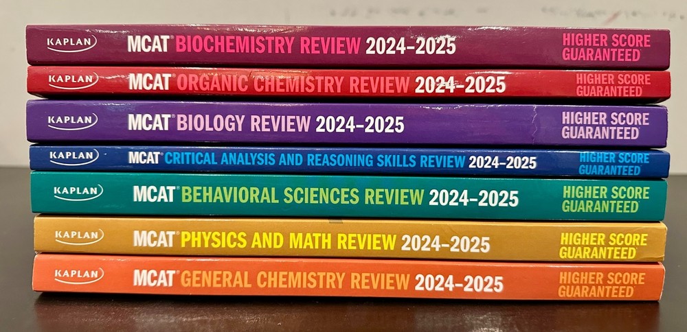 Kaplan MCAT Complete 7-Book Subject Review 2024-2025 (Paperback)