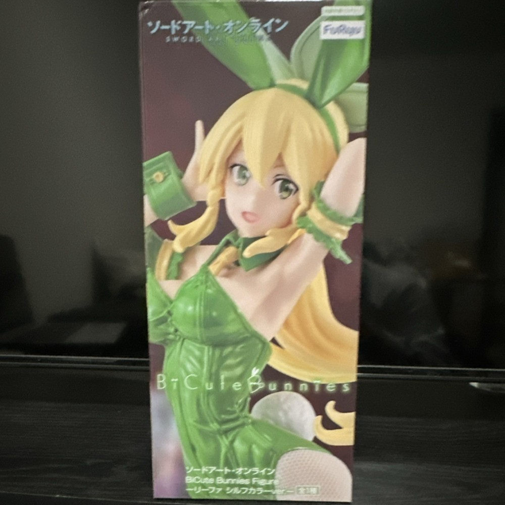 FuRyu BiCute Bunnies Leafa Silf Color ver. Sword Art Online Figure PVC ABS Anime