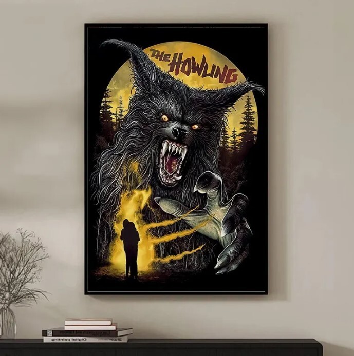 Vintage Howling Movie Poster - Retro Wall Art for Home Decor  