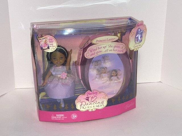 Barbie Princess Lacy  The 12 Dancing Princesses Doll  African American  NIB