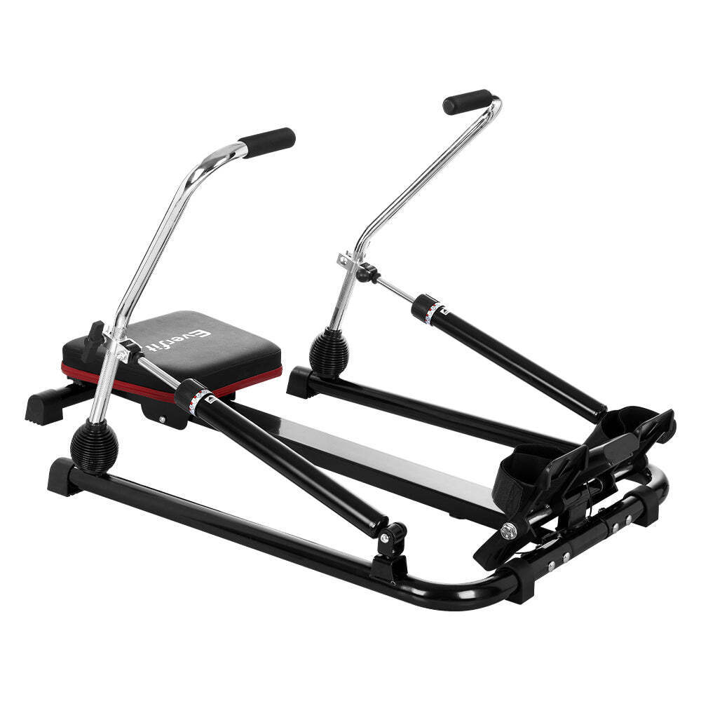 NNEDSZ Rowing Machine 12 Levels Hydraulic Rower Fitness Gym Home Cardio