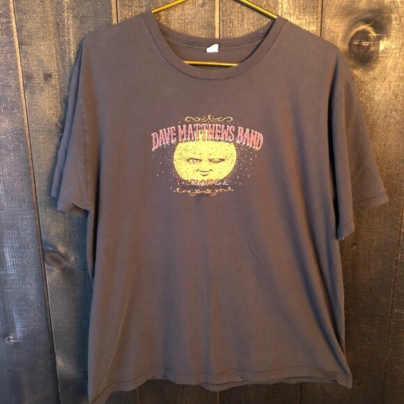 Dave Matthews Band The Gorge 2012 Double-Sided Concert Tee Reissue