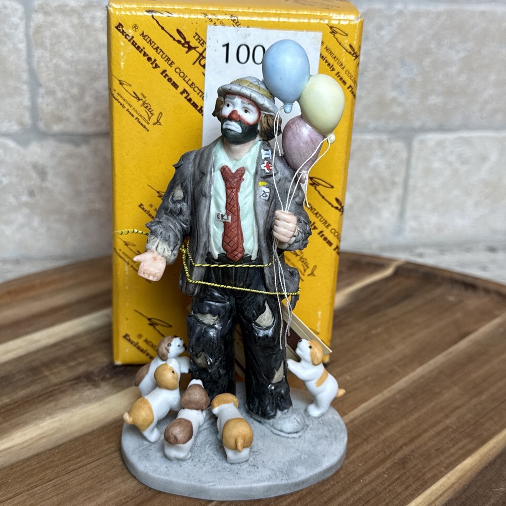 Vintage Emmett Kelly Jr Balloons For Sale Clown Collectible #10008