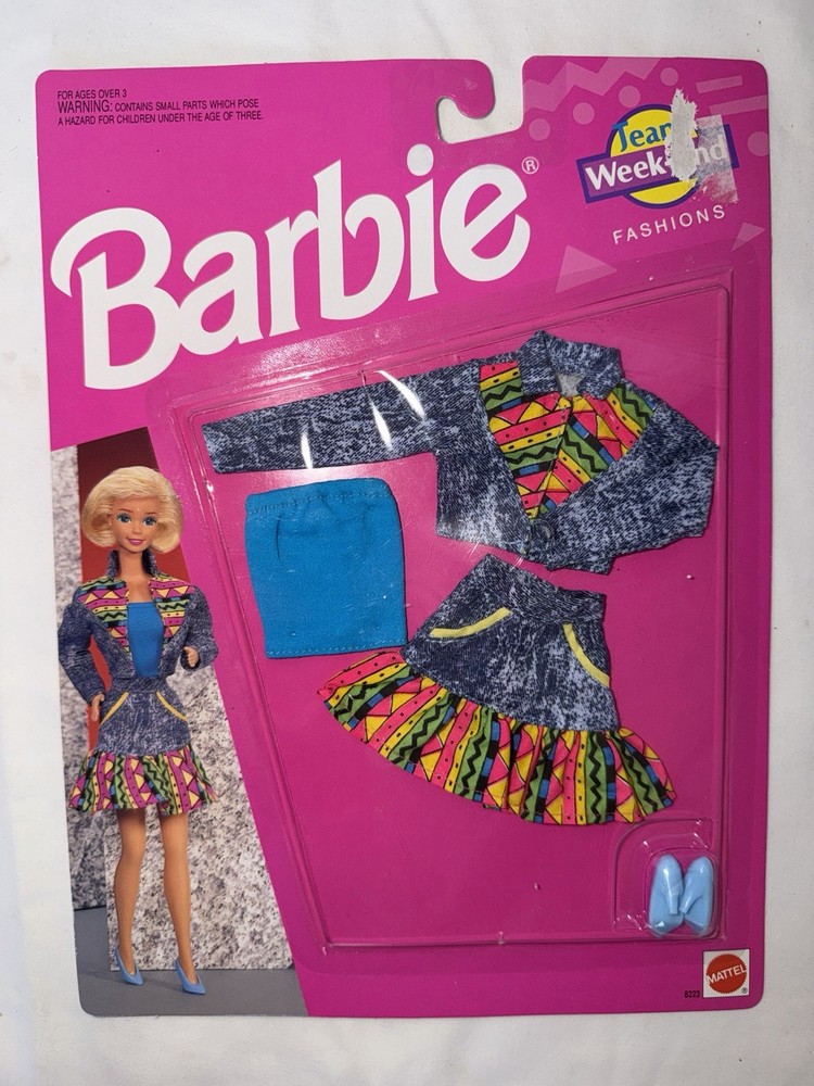 1990 Barbie Doll Jeans Week-end Fashions Outfit #778 Mattel