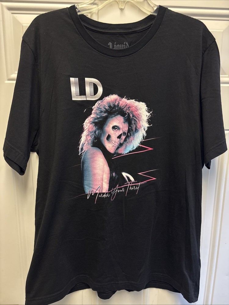 Liquid Death “80s Death” Black T-Shirt – Size XL – Authentic & Limited Edition