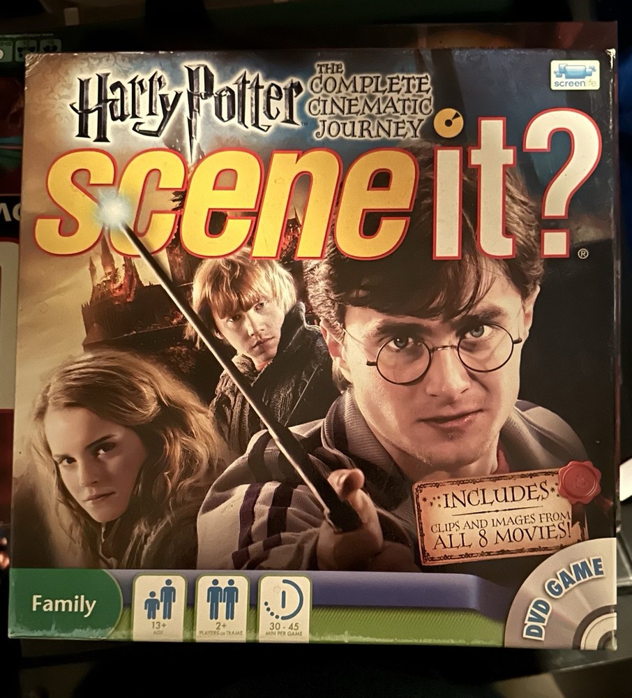 Harry Potter Scene It? Cinematic Journey DVD Board Game (READ)