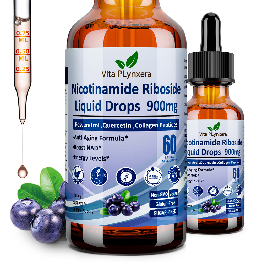 NAD+ Supplement for Anti-Aging Energy Focus & Nicotinamide Riboside Resveratrol