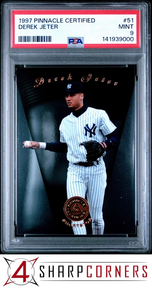 1997 Pinnacle Certified #51 Derek Jeter Yankees Hof Psa 9Price points for all collectors!