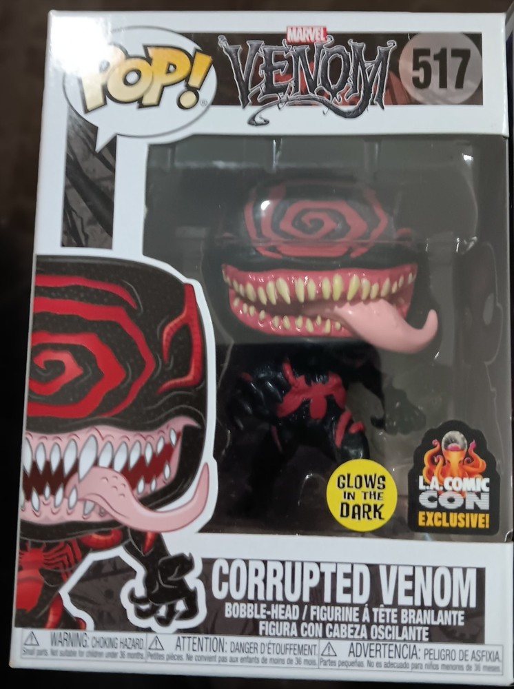 Funko Pop! Corrupted Venom (Glow in the Dark) Vinyl Figure LA Comic Con