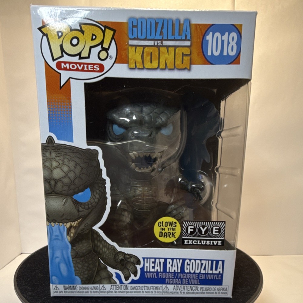 Funko Pop! Vinyl Godzilla vs. Kong Heat Ray Godzilla FYE Exclusive Glow #1018