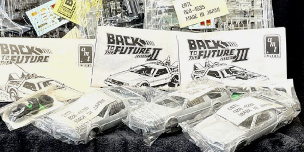 Rare Blueprinter Amt Back To The Future Trilogy Model Kits. Mint Condition-Nib