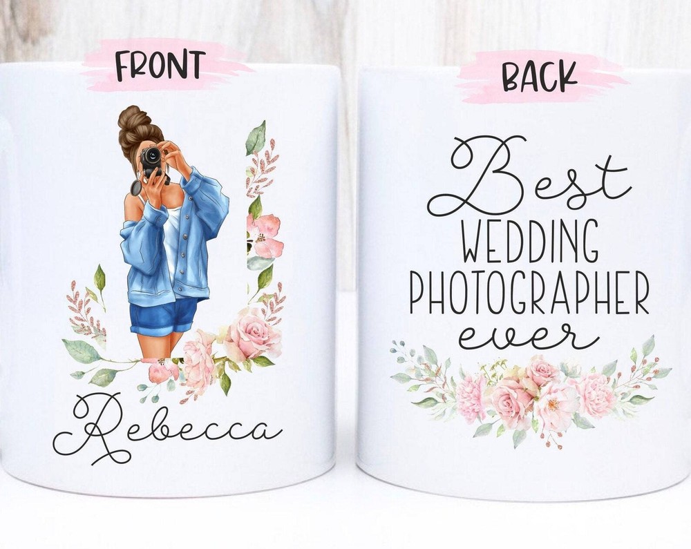 Custom Best Wedding Photographer Mug – Gift for Photographer Women  