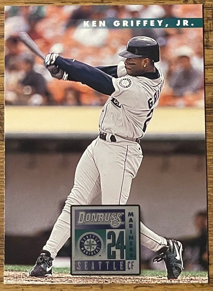 Ken Griffey Jr. 1996 Donruss Baseball Card #338 Seattle Mariners HOF Free Ship