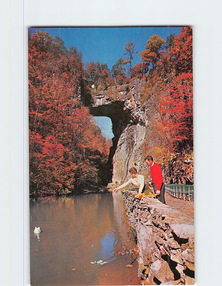 Postcard Natural Bridge Virginia USA