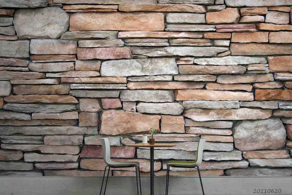 3D Stone Architecture Texture Wall Murals Wallpaper Murals Wall Sticker 5