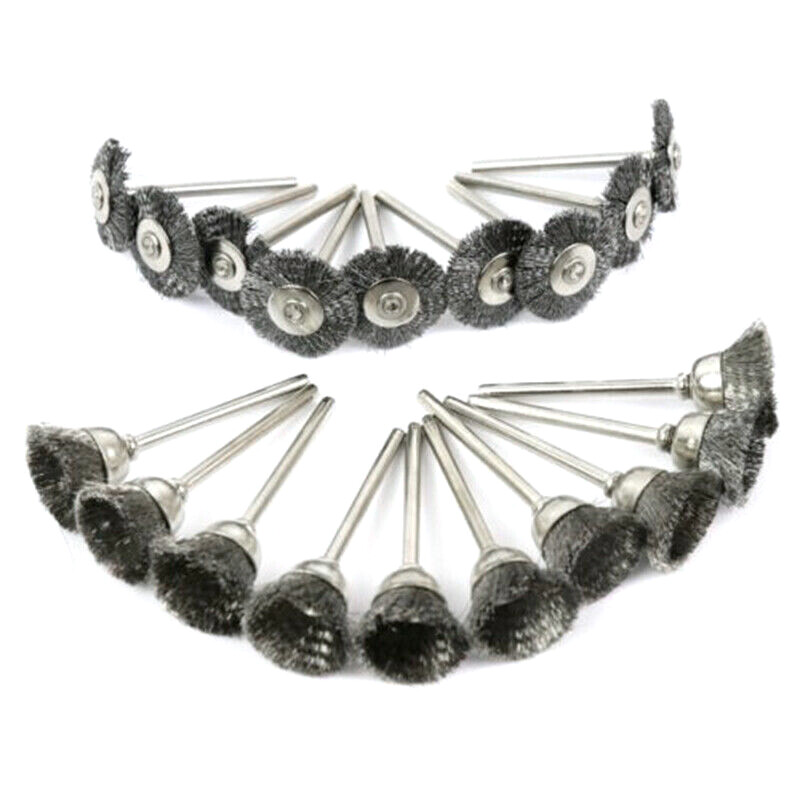 Stainless Steel Wire Brush Set for Rotary Tools and Die Grinders A4Q6