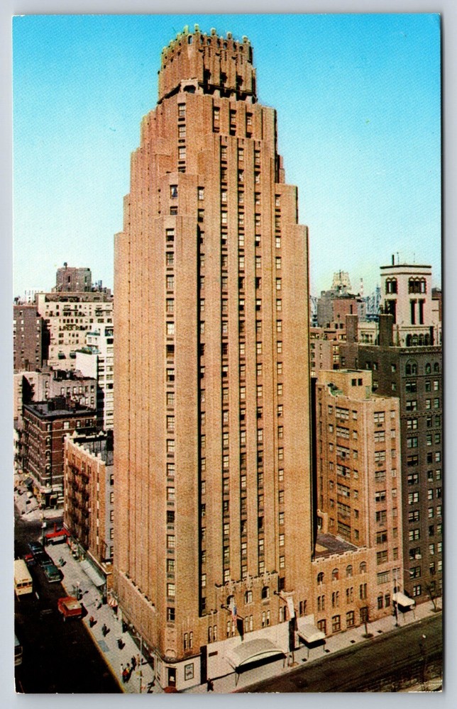 Beekman Tower Apartment Hotel New York City New York Postcard 1970s