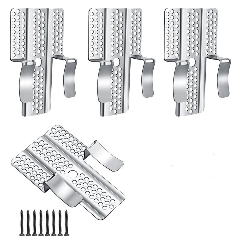 5H4Q8T7X 2.8 In. X 1. 8 In. X 1 In. Drywall Repair Clips With 8-Screws For Damag