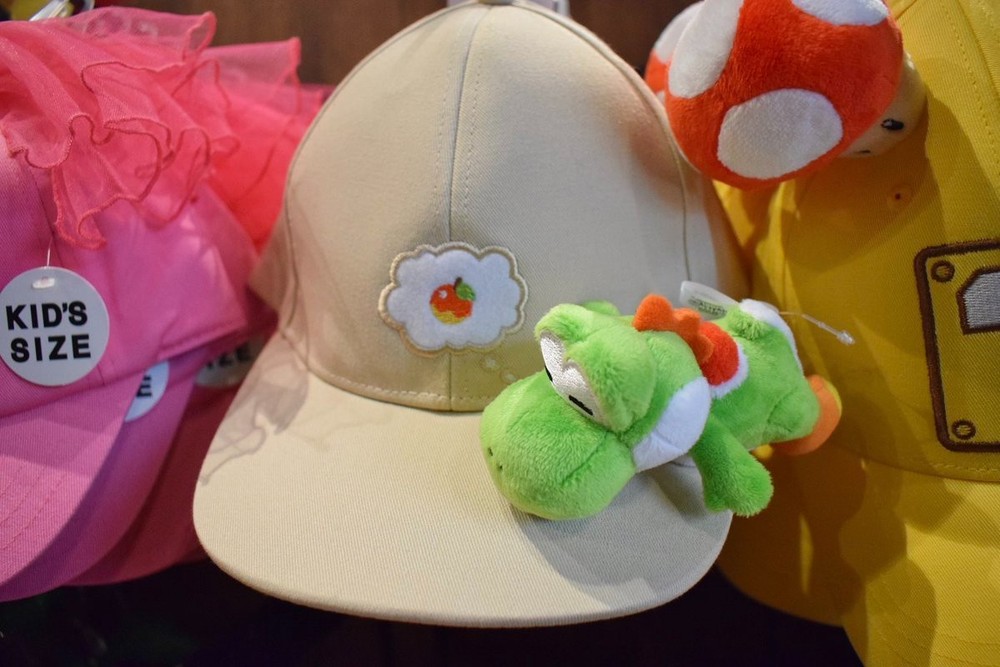 USJ Super Nintendo World Yoshi Magnet Mascot Plush Cap Universal Studio Japan