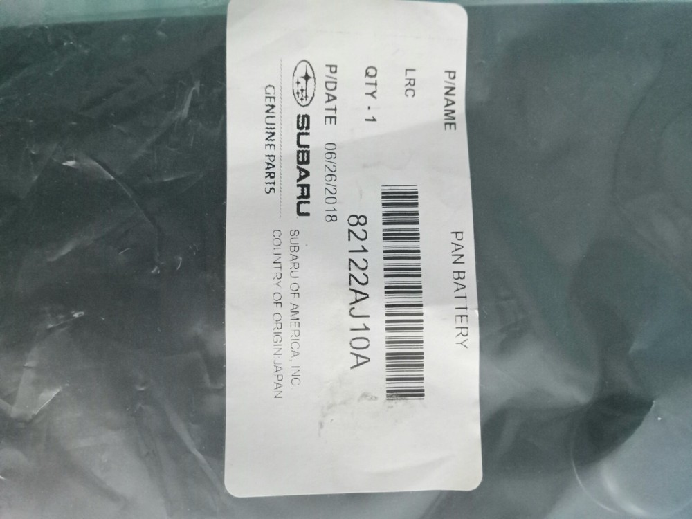 2010-2014 Subaru 82122AJ10A Battery Pan/Tray ~ OEM (K15)