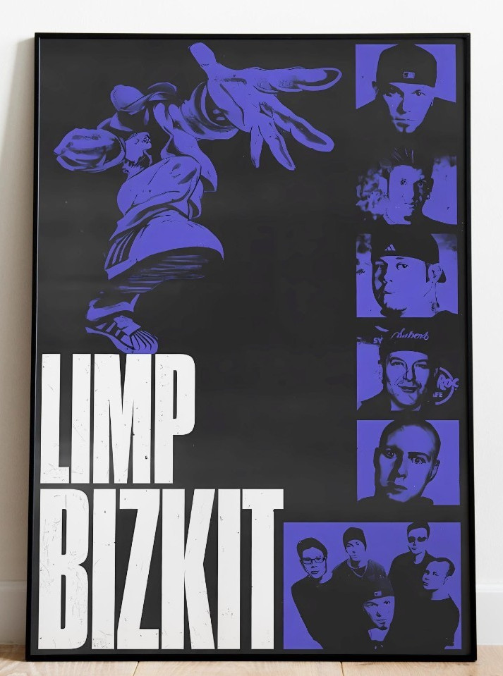 Limp Bizkit Album Cover Art Poster Music Wall Decor 24x36 Unframed