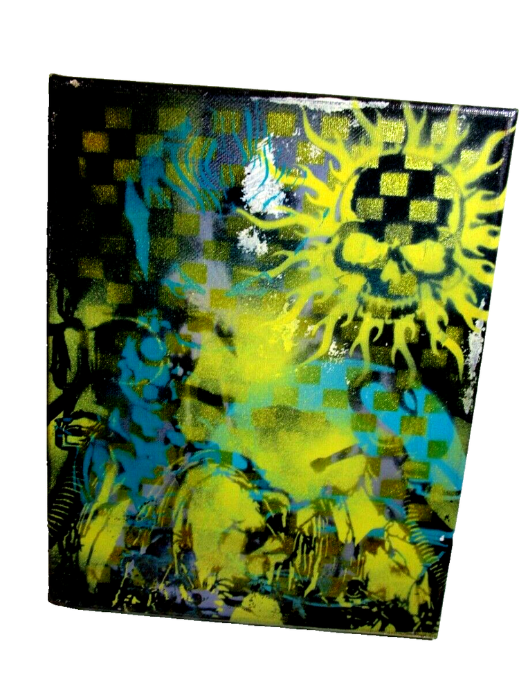 MUSK YAI JOKER Canvas Street Graffiti Abstract Painting Modern Pop Art-image