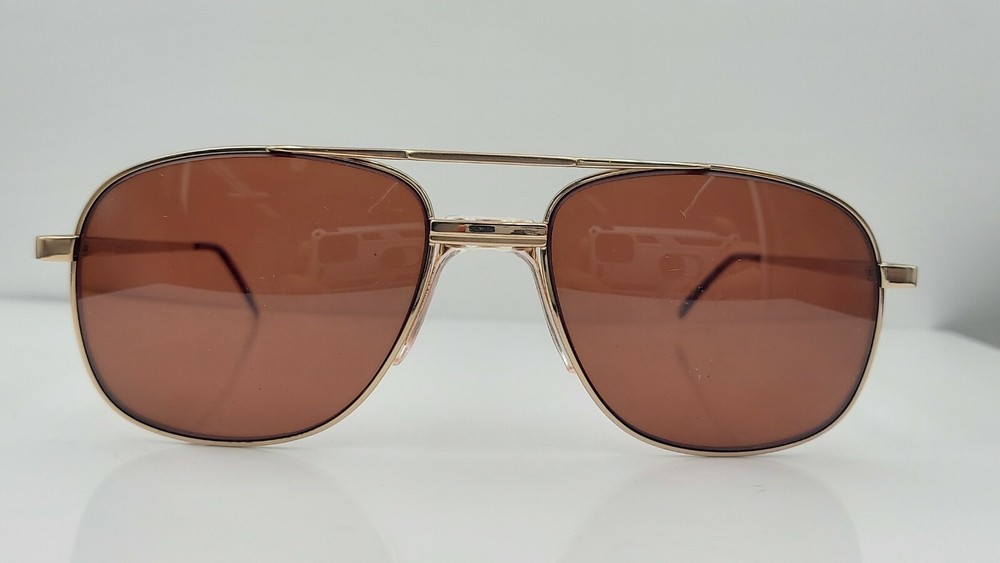 Vintage Boulevard 3125 Gold Pilot Sunglass Frames Only