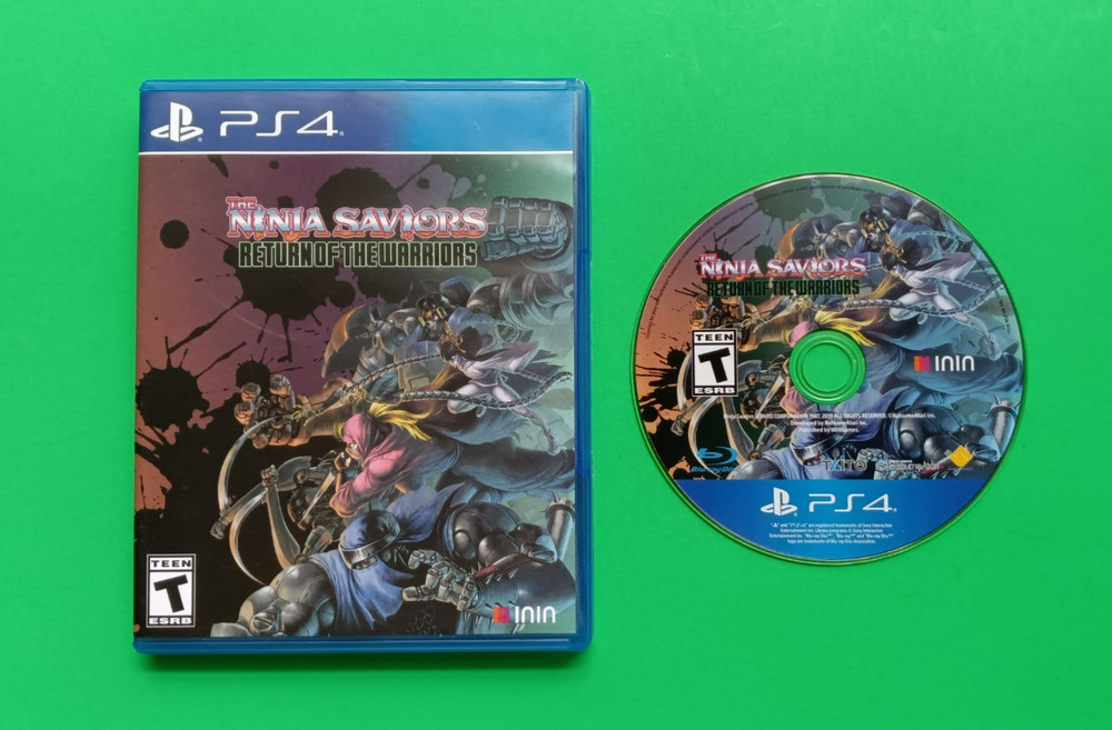 The Ninja Saviors Return of the Warriors, PS4, Very Good Shape!