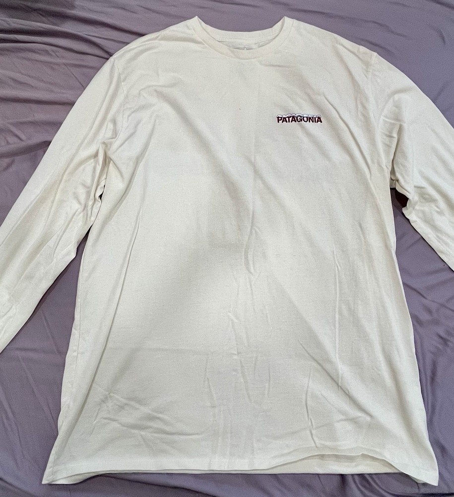 Patagonia Responsibili-Tee Men's Long Sleeve Crew Neck Graphic T-Shirt L