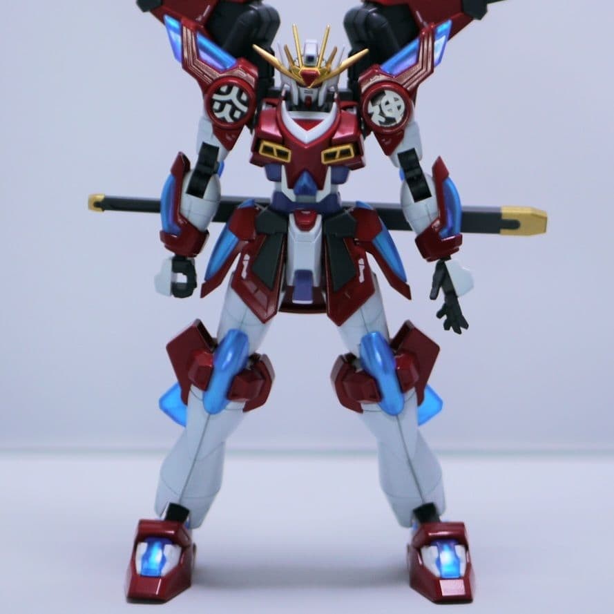 Assembled Hg 1/144 God Burning Gundam Paint Bandai  Japan
