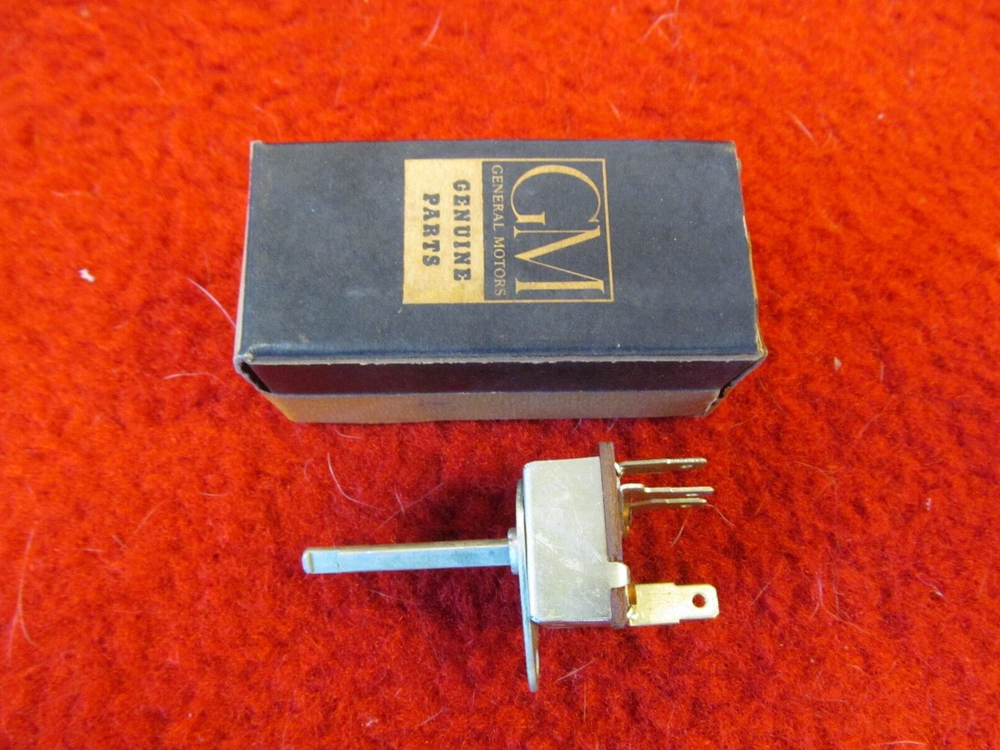 1964-1967 Olds Cutlass 442 NOS GM Heater Fan Switch Non-AC Part 589204