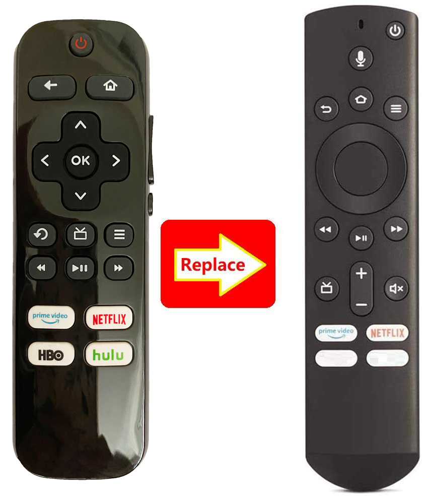 IR Remote Control work for Insignia & Toshiba Fire TV Edition【No Voice Search 】