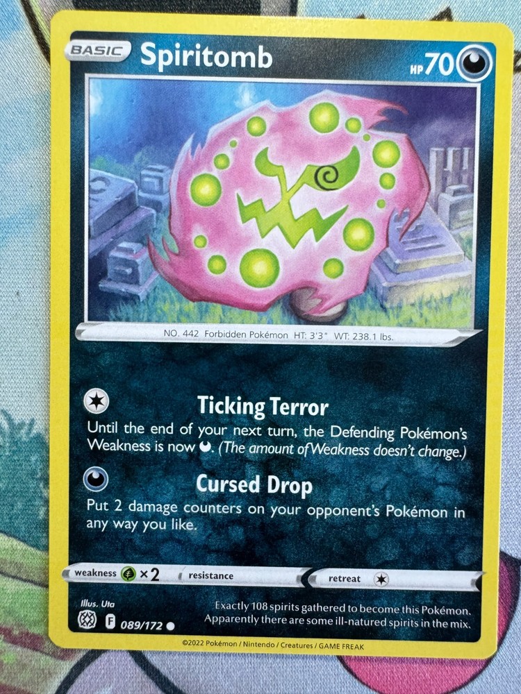 Spiritomb Non Holo English Pokemon TCG BKJ490