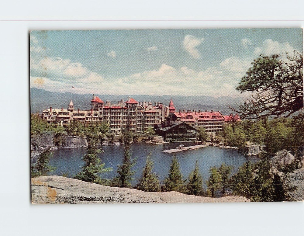 Postcard The House Rondout Valley Lake Mohonk Mountain House New York USA