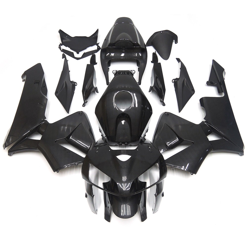 Carbon Fiber Effect Fairing Kit for 2005 2006 Honda CBR600RR Injection Bodywork