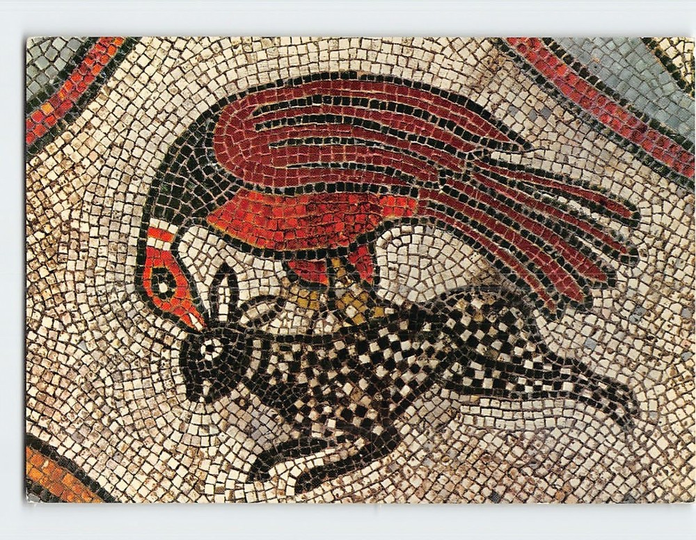 Postcard Mosaic floor Inside Basilica di S. Marco Venice Italy