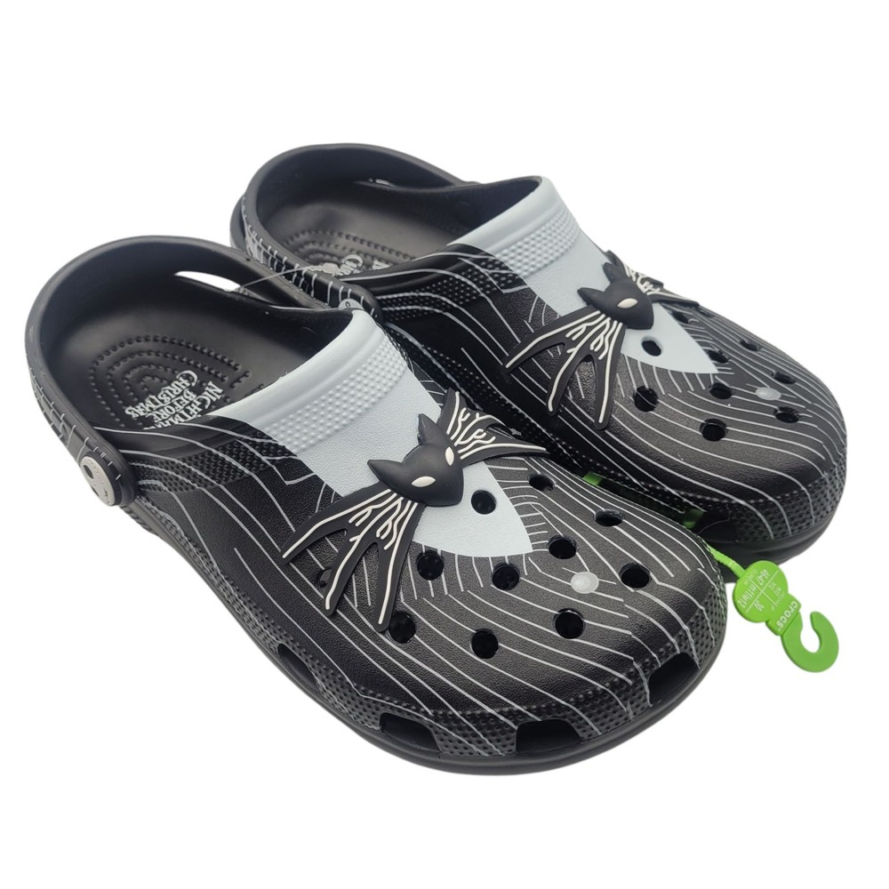 Crocs Adult Nightmare Before Christmas Clogs Jack Skellington Disney Shoes 12M