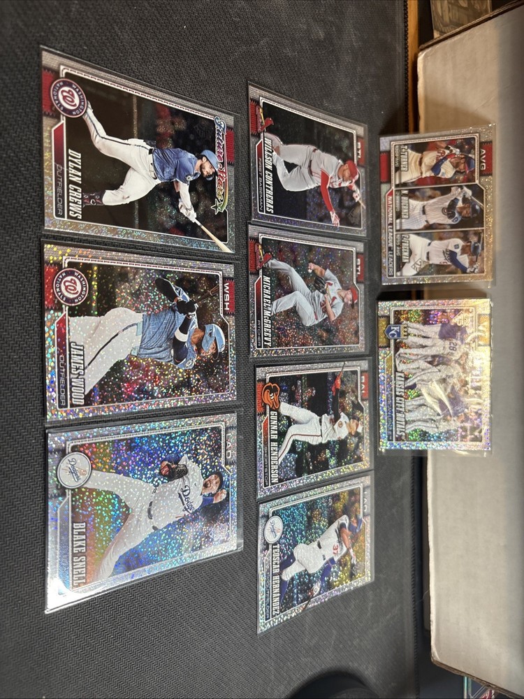 2026 Topps Series 1: Sand Glitter Parallel Lot Of 9 Cards