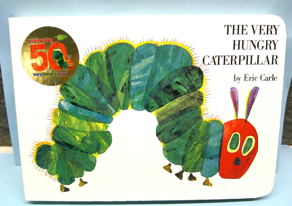 SIGNED  by Eric Carle THE VERY HUNGRY CATERPILLAR Book