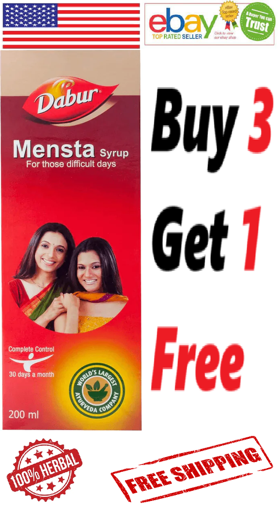 Dabur Mensta Syrup 200ml For Women's Hormonal Balance FREE SHIPPING