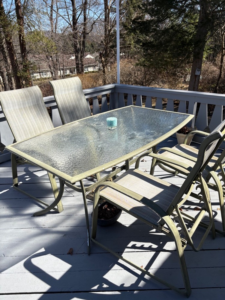 outdoor furniture 5-piece patio dining set