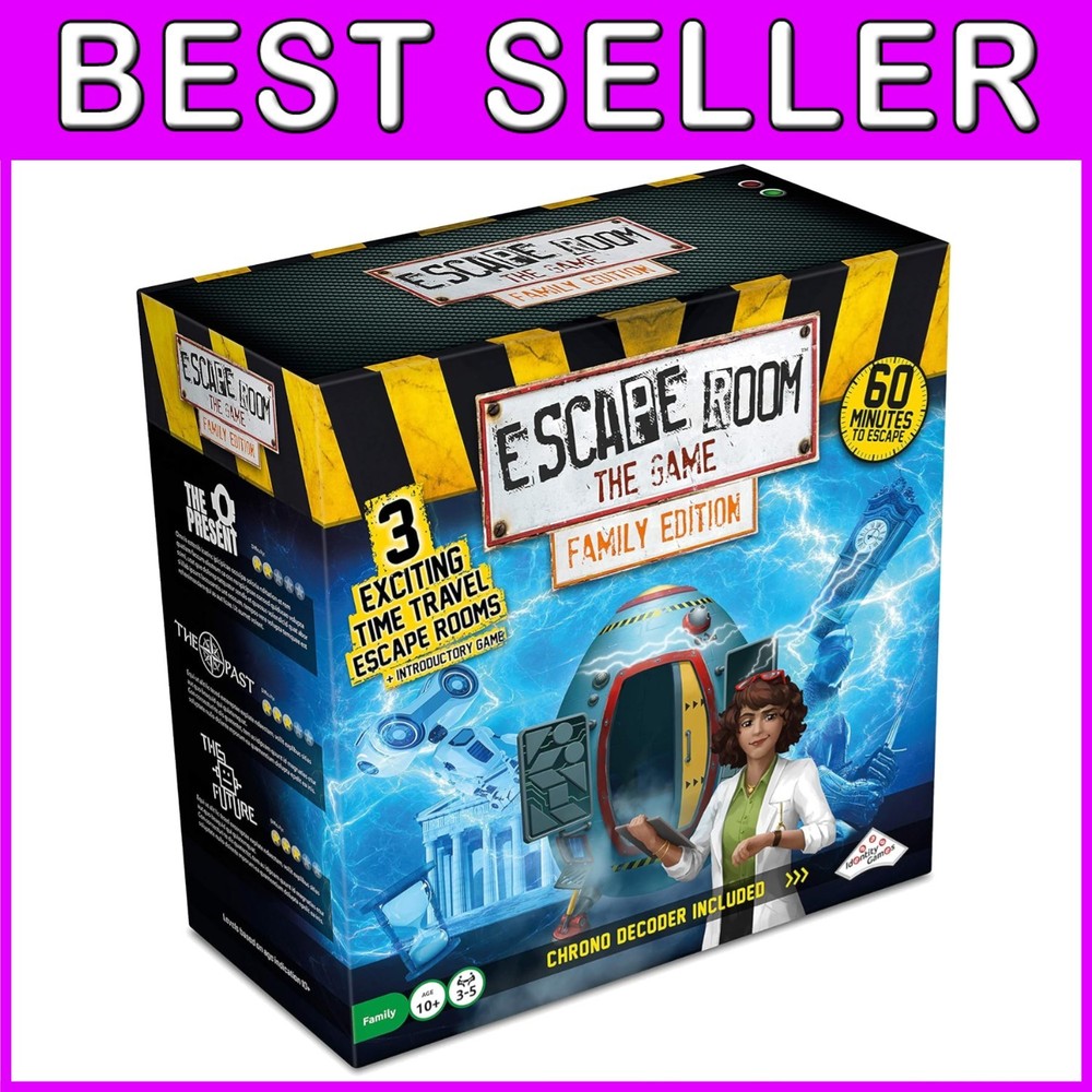 Mystery Board Game for Family & Teens - Time Travel Edition