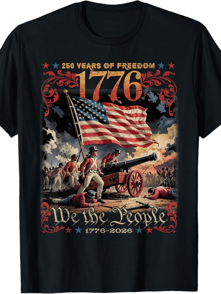 USA 250th Anniversary T-Shirt | 1776-2026 We The People Patriotic Tee