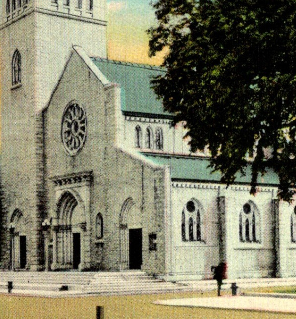 Vintage Postcard White Border First Church Christ Scientist New Hampshire NH