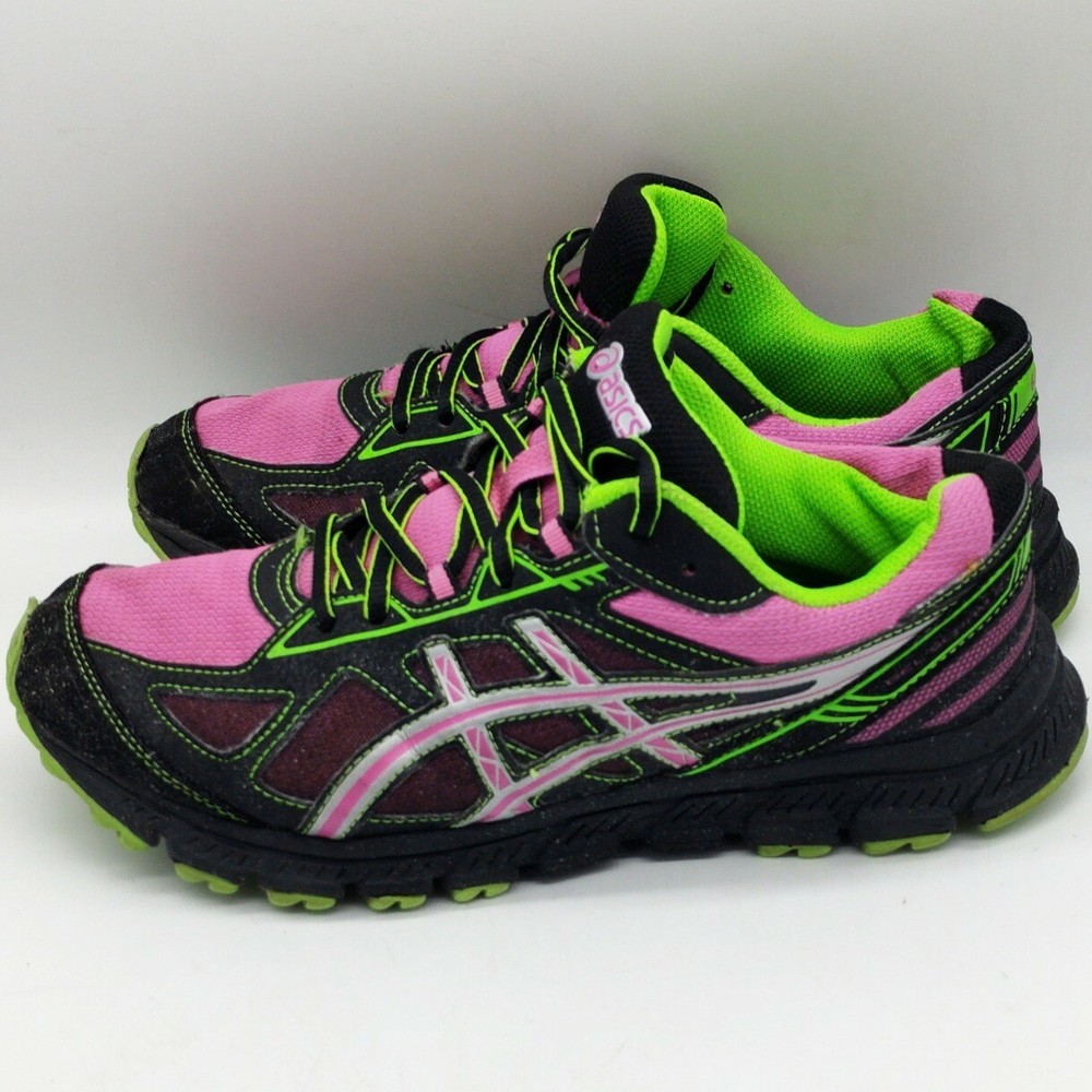 Asics Womens Gel Scram 2 T3G7Q Pink Black Running Shoes Sneakers Size 9