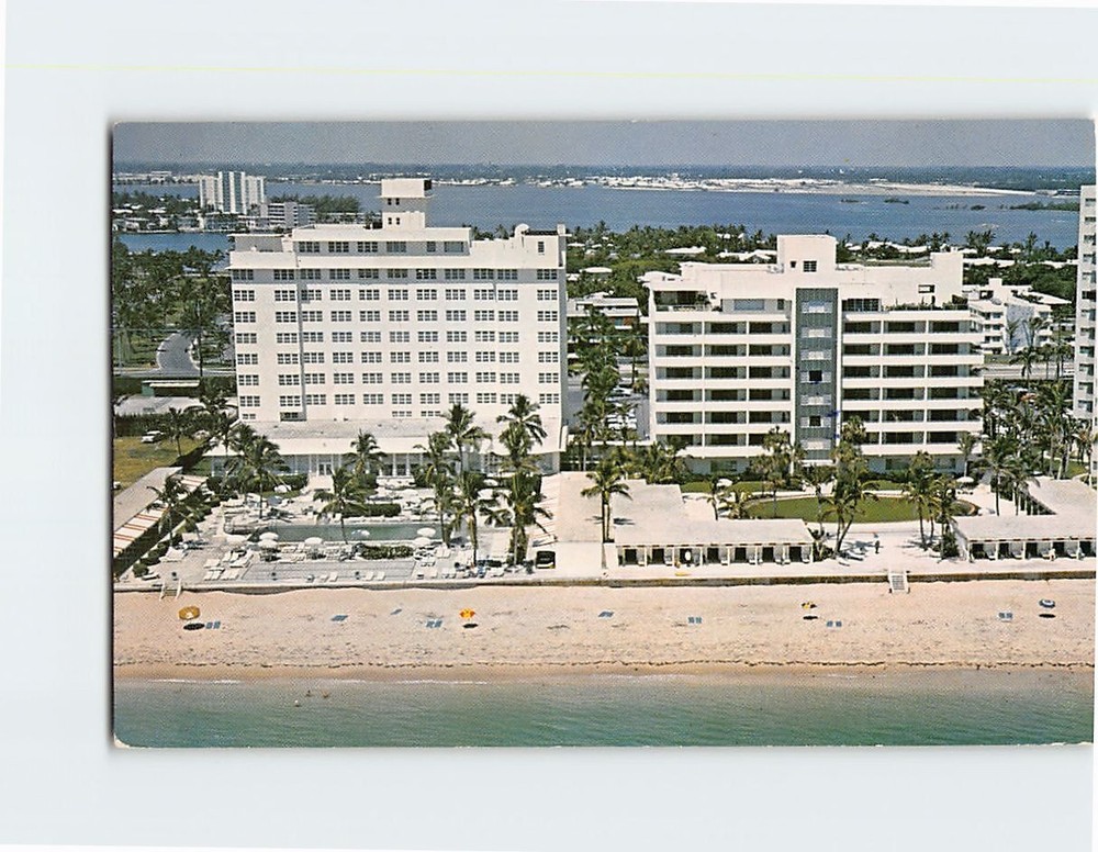 Postcard Kenilworth Hotel Miami Beach Florida USA