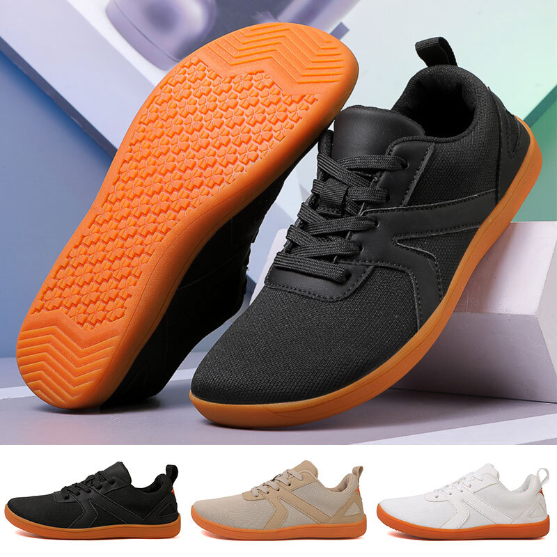Women Men Barefoot Shoes Wide Toe Box Zero Drop Sole Outdoor Men Walking Shoes
