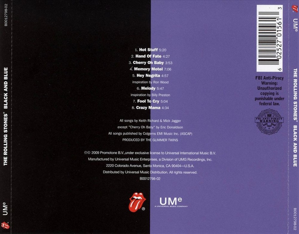 The Rolling Stones Black And Blue New Cd